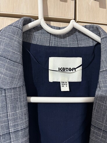 34 Beden gri Renk Blazer ceket