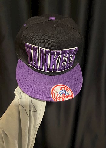 Mor Siyah Yankees UNISEX Street Wear Şapka Kep