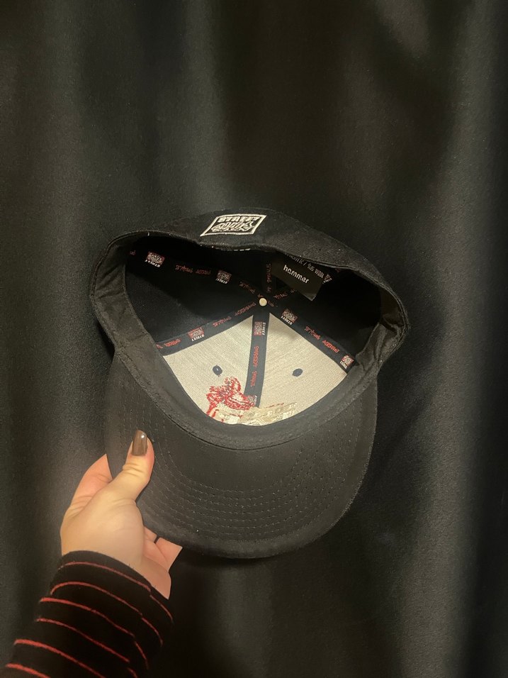 Siyah Rap Baskılı Şapka - Görsel 2