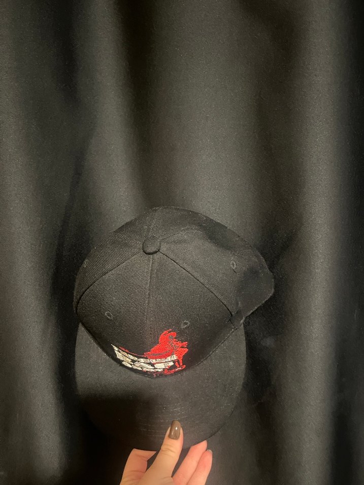 Siyah Rap Baskılı Şapka - Görsel 3