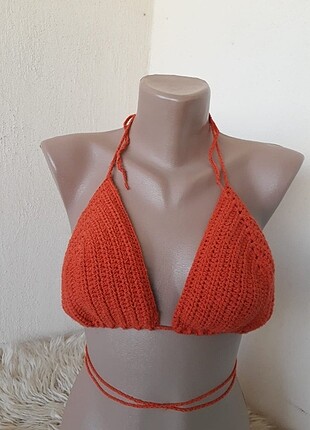 l Beden örgü bikini üstü