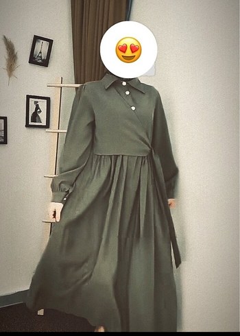 Düğmeli Kadın Elbise