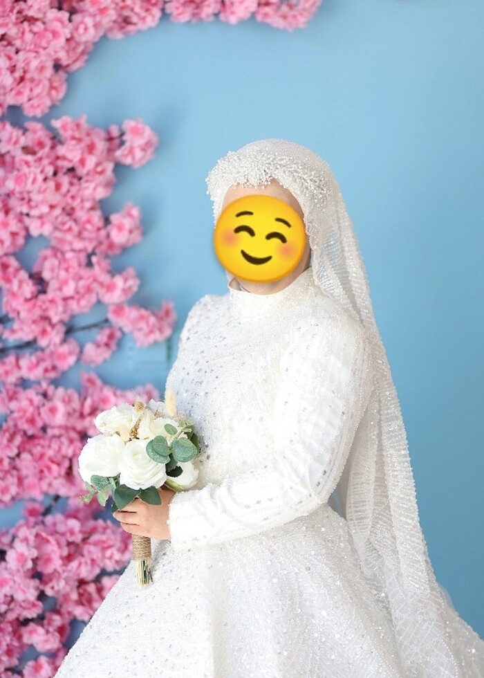 TESETTÜR GELİNLİK ANKARA SAADET GELİNEVİNDE ÖZEL DİKİLMİŞTİR. - Görsel 4