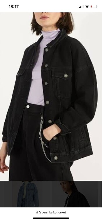 BERSHKA KOT CEKET