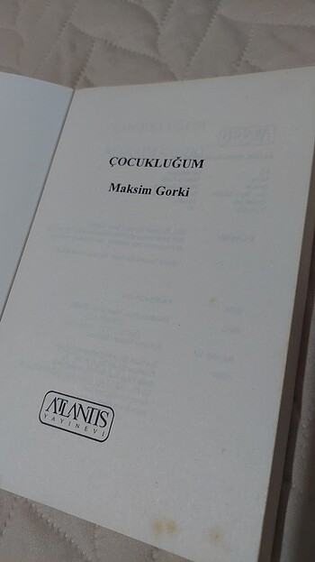 Maksim gorki, çocukluğum  - Görsel 2