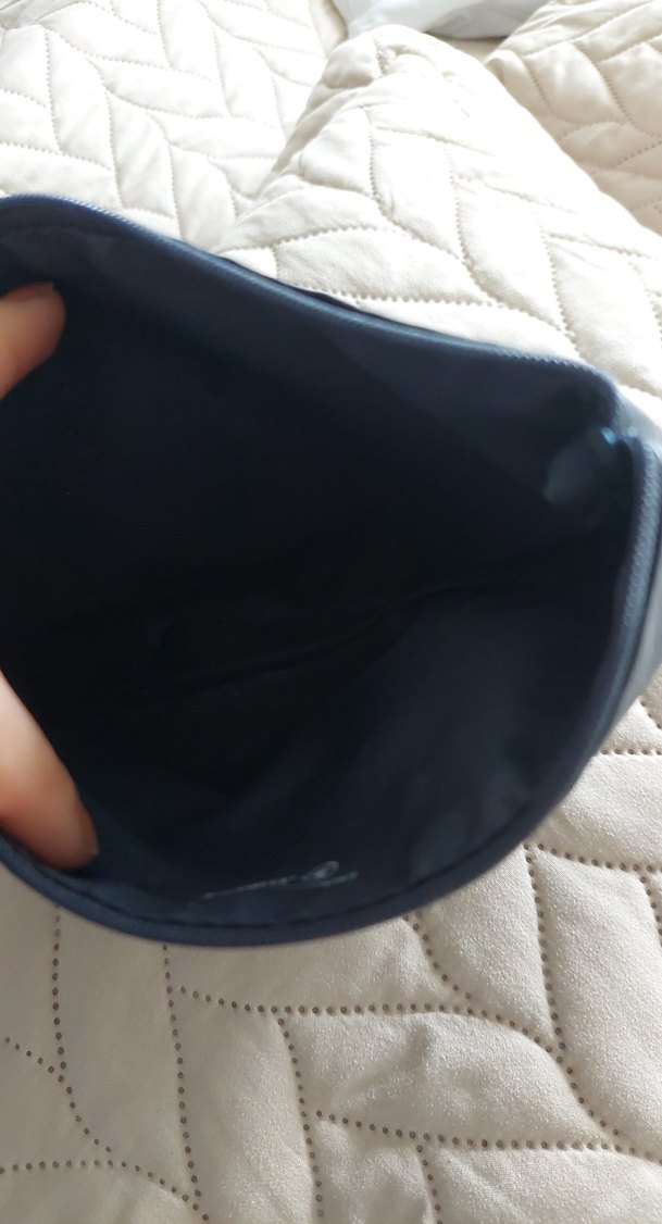 Deri Fermuarlı Kadın Makyaj Çantası - Görsel 2