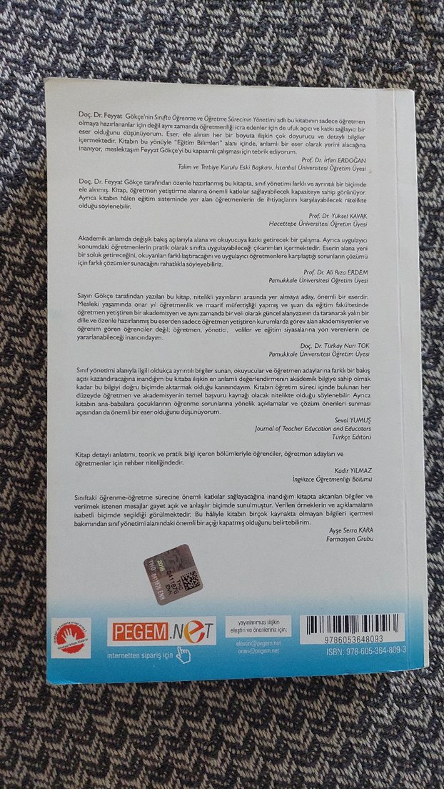 Sınıfta Öğrenme ve Öğretme Süreci Yönetimi Kitabı - Görsel 2