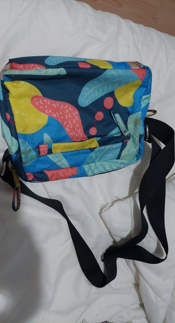 Renkli Baskılı Kadın Çapraz Çanta - Görsel 2