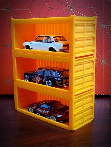  Beden Hot Wheels Konteyner Standı