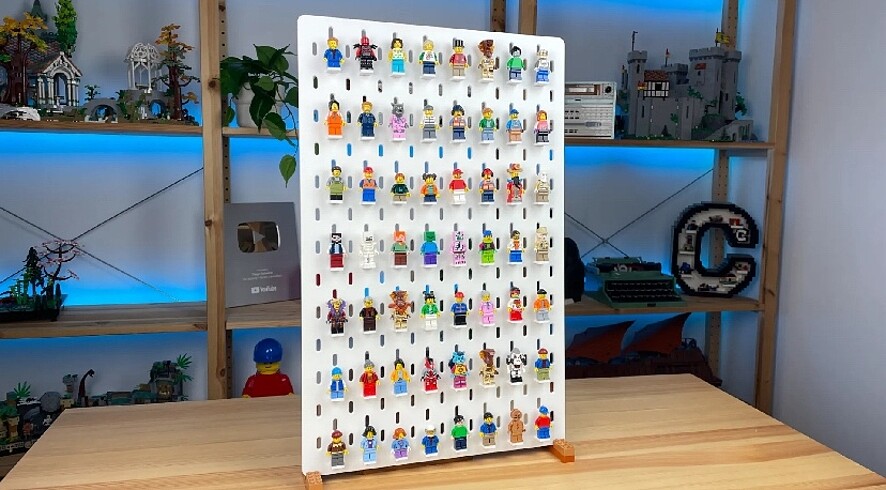  Lego Figür Standı Ikea Skadis Uyumlu