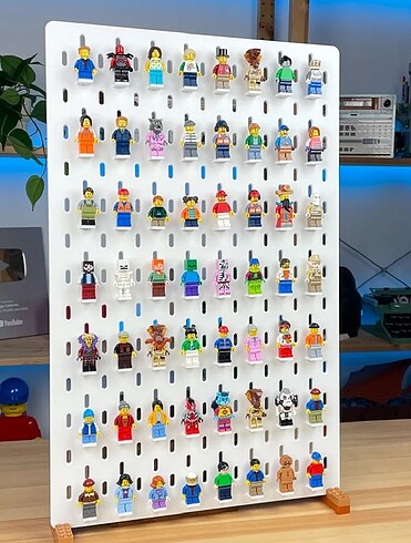 Lego Figür Standı Ikea Skadis Uyumlu