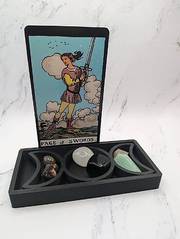 Gotik Üçlü Tanrıça Tarot Kartı Standı