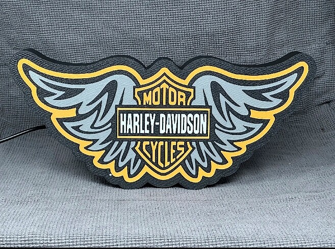 Harley Davidson Light Box - Görsel 5