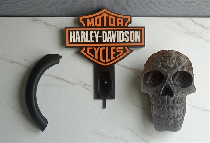 Harley Davidson Kask Askısı - Görsel 4