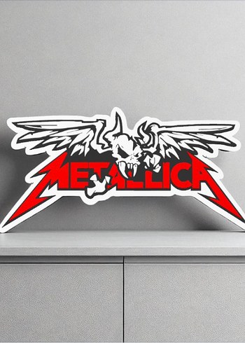 Metallica Skull Logo 20cm