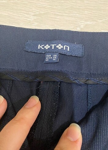 38 Beden İspanyol paça koton pantolon