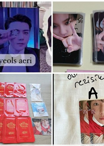Karanlık Pembe Kişisel Foto Kartları