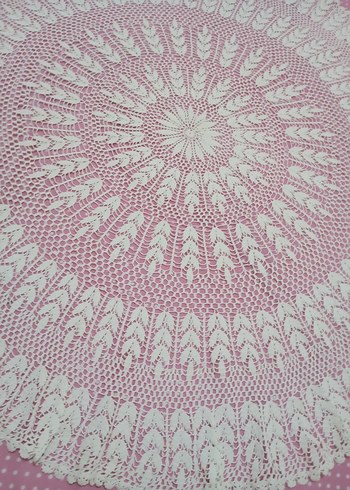 Bohem Dantel Yuvarlak Masa Örtüsü - Görsel 2