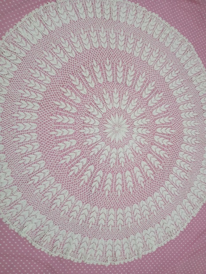 Bohem Dantel Yuvarlak Masa Örtüsü - Görsel 3