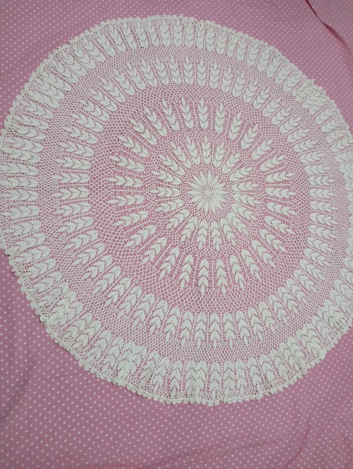Bohem Dantel Yuvarlak Masa Örtüsü - Görsel 4