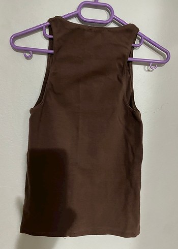 Kahverengi Süet Yüksek Yakalı Kadın Atlet - Görsel 2