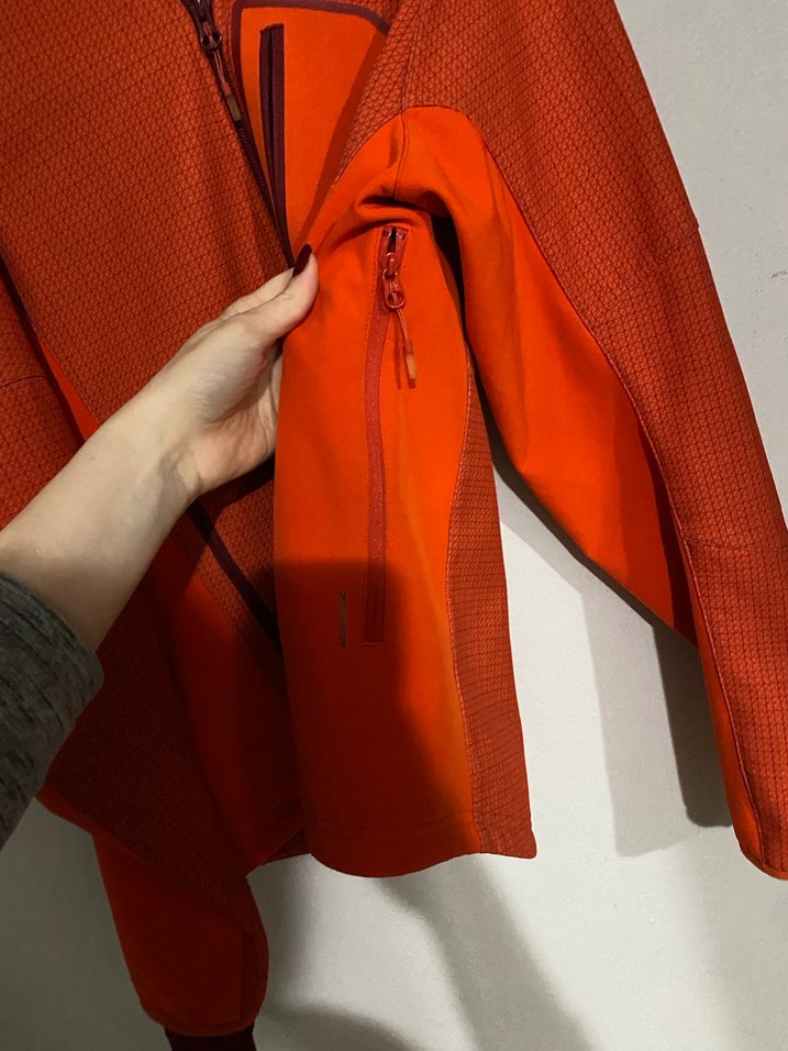 Turuncu Fermuarlı Kadın Mont - Görsel 3