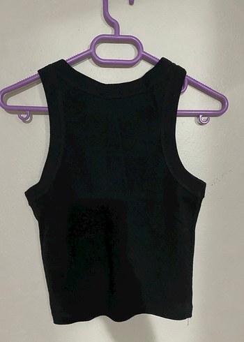 Siyah Yüksek Yakalı Kadın Atlet - Görsel 2