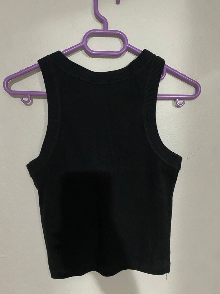 Siyah Yüksek Yakalı Kadın Atlet - Görsel 2