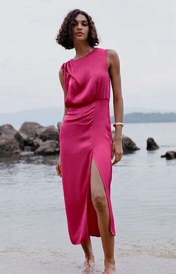 Zara Saten Elbise