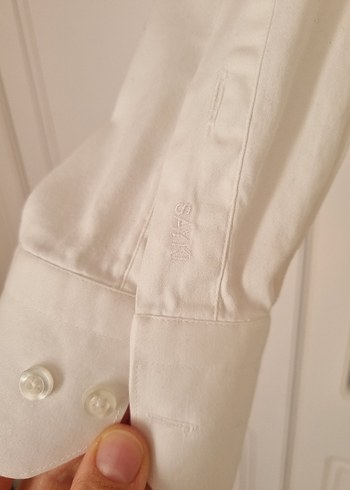 Beyaz Klasik Erkek Gömlek - Görsel 3