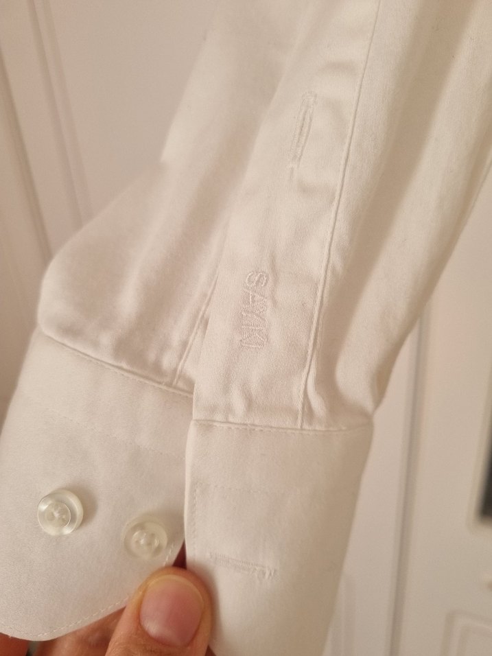 Beyaz Klasik Erkek Gömlek - Görsel 3