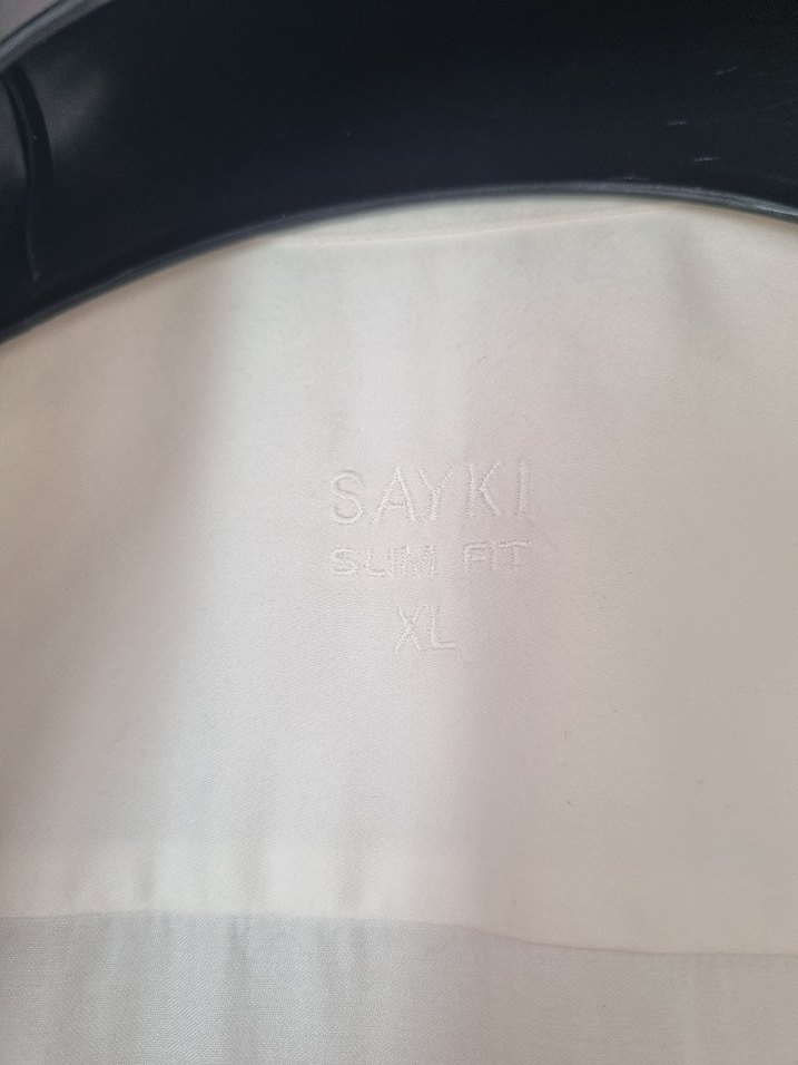 Beyaz Klasik Erkek Gömlek - Görsel 2