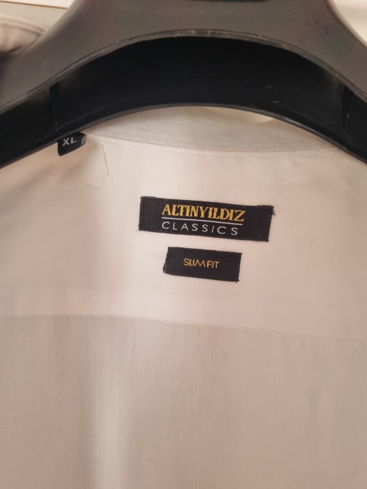 Düğmeli Beyaz Erkek Keten Gömlek - Görsel 2