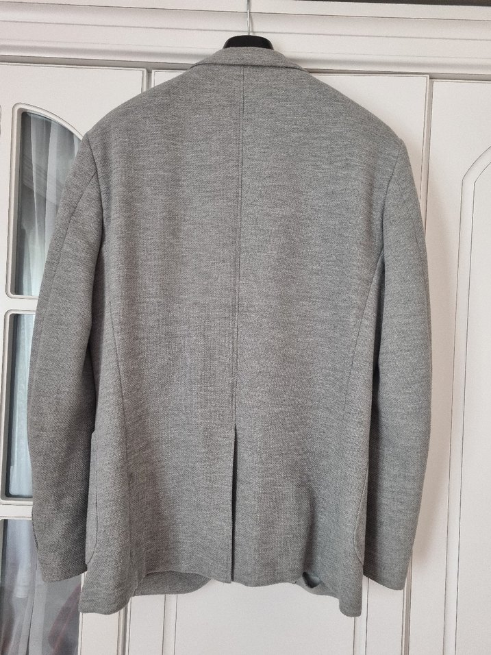Ramsey Marka Gri Düğmeli Erkek Blazer Ceket - Görsel 2