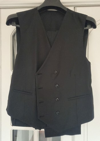 Ramsey Erkek Siyah Takım Elbise Damatlık - Görsel 2