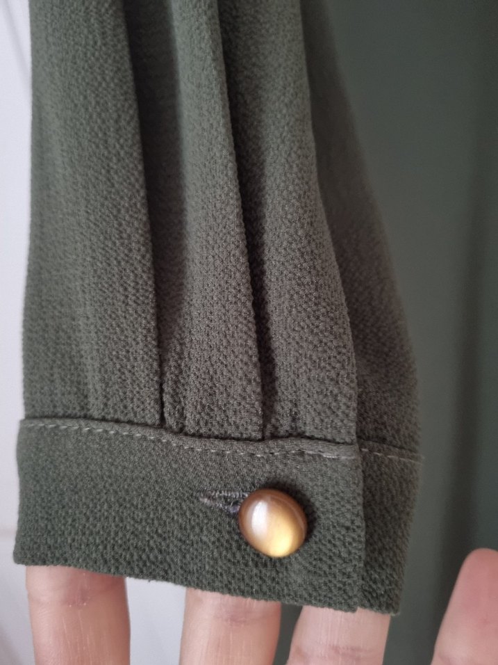 Uzun Kollu Haki Tunik - Görsel 4