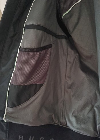 BOSS Siyah Erkek Midi Ceket - Görsel 5