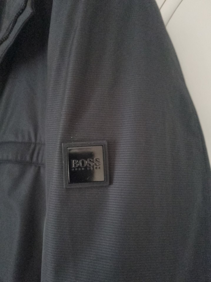 BOSS Siyah Erkek Midi Ceket - Görsel 3