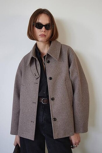 Suud Collection Kaşe Ceket un