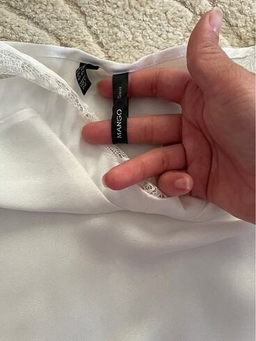 xs Beden beyaz Renk Mango Askılı bluz xs ama s de olur