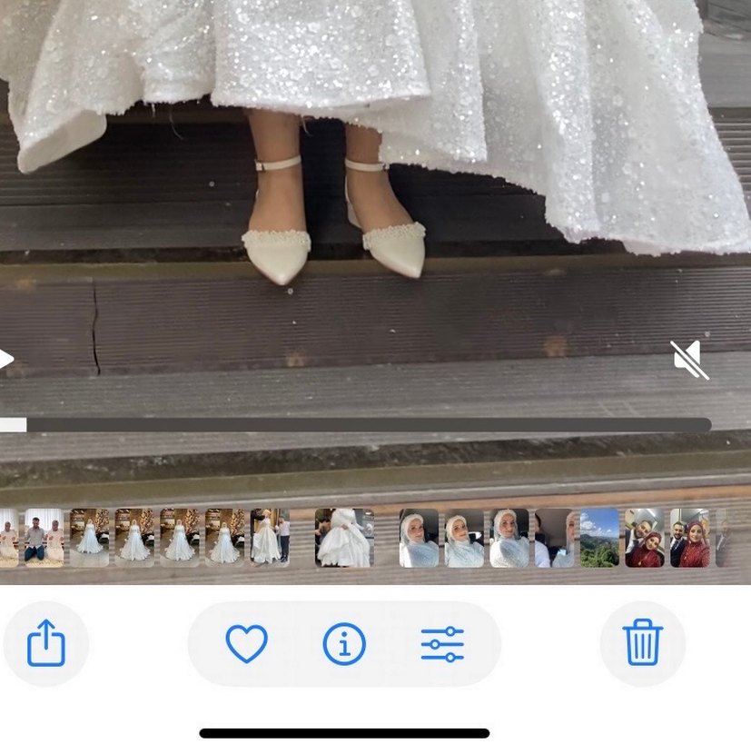 FORS SHOES Beyaz İnci Detaylı Abiye Ayakkabı - Görsel 2