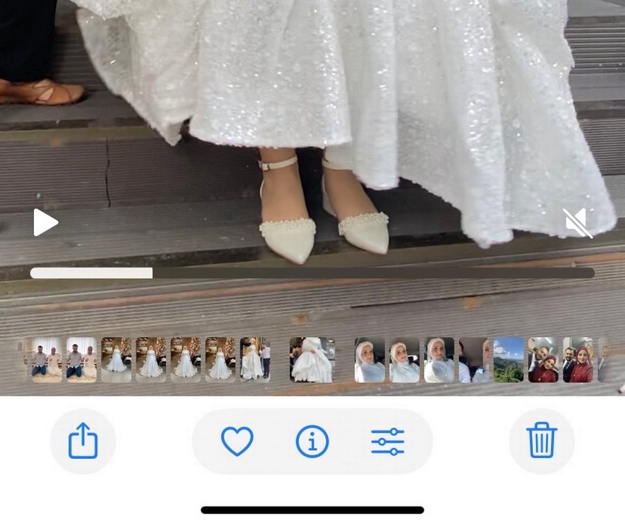 FORS SHOES Beyaz İnci Detaylı Abiye Ayakkabı - Görsel 3