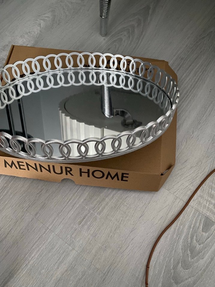 Pera aynalı tepsi sunumluk - Görsel 3