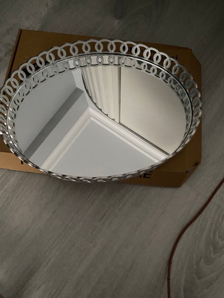 Pera aynalı tepsi sunumluk - Görsel 2