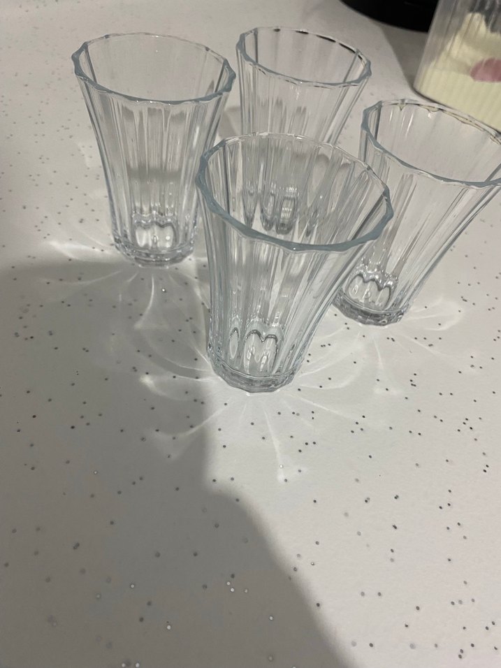 Şeffaf Plastik Bardak Seti 6 lı - Görsel 3