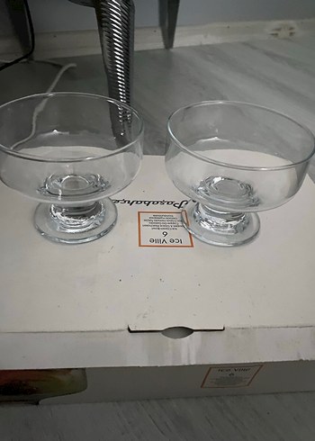 Cam Ayaklı Tatlı Kaseleri 6 
Adet paşabahçenin - Görsel 2