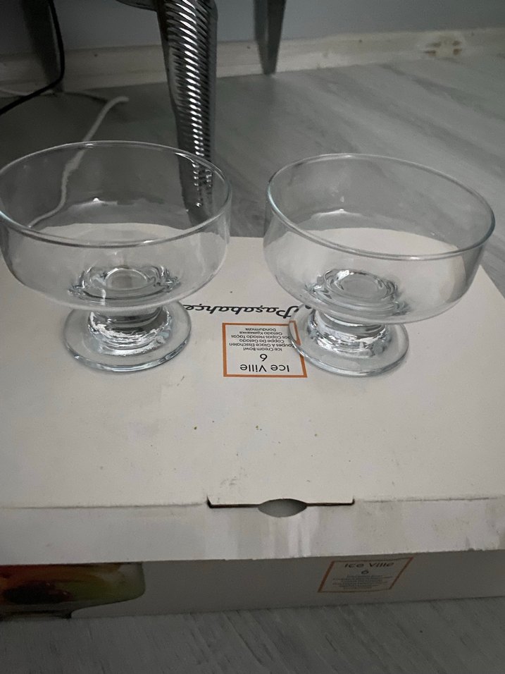 Cam Ayaklı Tatlı Kaseleri 6 
Adet paşabahçenin - Görsel 2