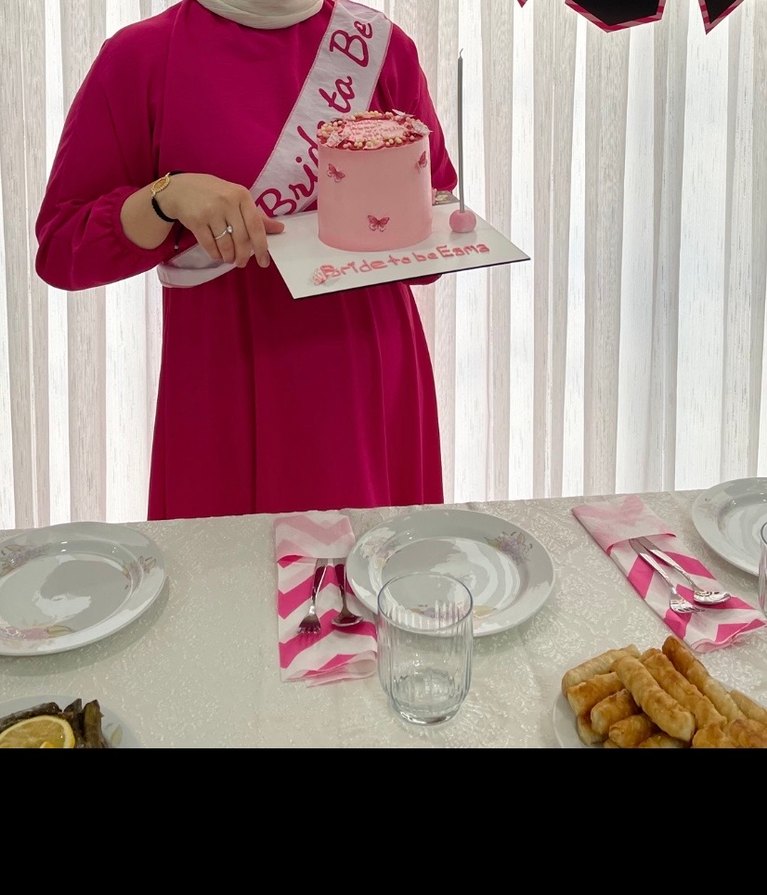 Pembe Uzun Kollu Salaş Elbise - Görsel 3