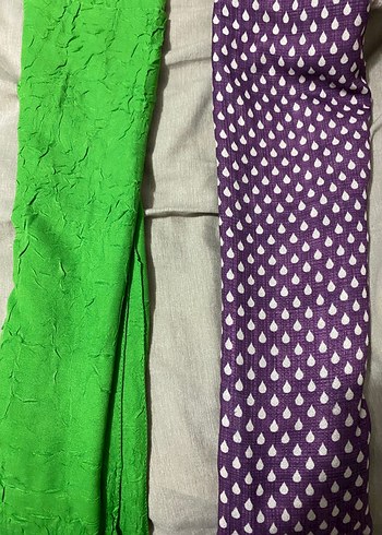 Kadın Pilili Bohem Çok Renkli Şal 2 adet - Görsel 2