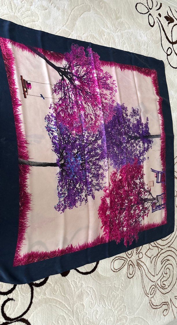 Armine ipek eşarp - Görsel 2